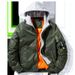 CT Autumn Winter Men's Bomber Baseball Coat Thickened Workwear MA1 Short Loose Outdoor Cotton Air Force Jacket_viptrois.com