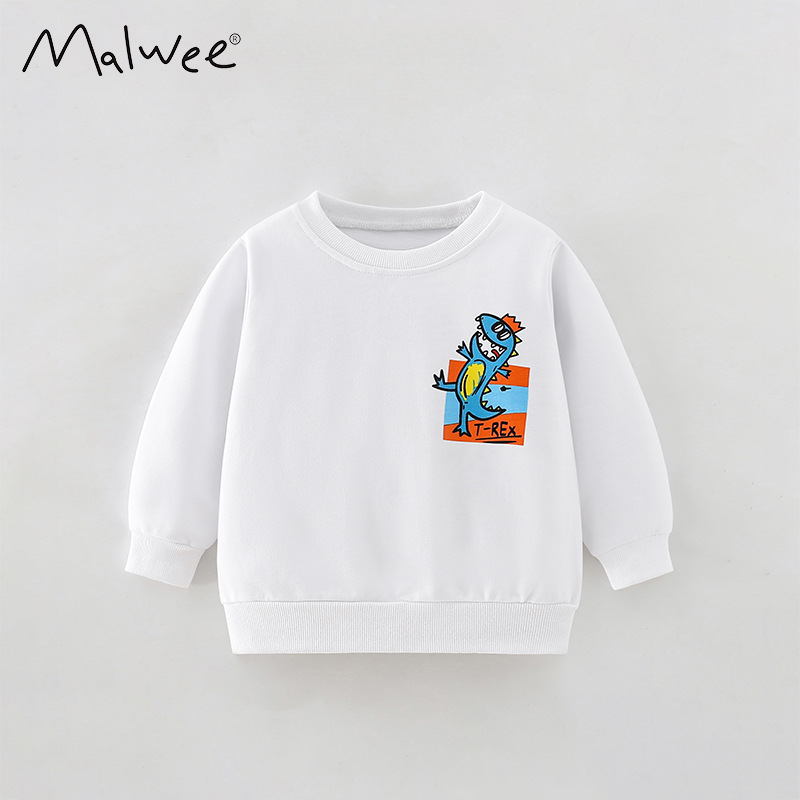 Boys' Pullover Sweatshirt Winter New Round Neck Long Sleeve Toddler Casual Autumn Children's Clothing_viptrois.com
