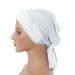 new autumn and winter solid color velvet four bar long tail headscarf hat for women_viptrois.com
