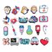 21 Sets Of Cartoon Cute Medical Series Shoes Flower Decorative Buckle Personality DIY Garden Shoe Buckle Accessories_viptrois.com