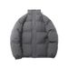 Padded Clothes Men's And Women's Loose Stand-up Collar Padded Jacket Thickened Padded Clothes Couple Jacket Men's_viptrois.com