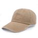 Washed Baseball Soft Top Solid Color Curved Brim Duckbill Cap Vintage Denim Sun Hat_viptrois.com