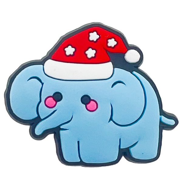 Cute Cartoon Christmas Animal Shoes Flower Shoe Buckle Soft Glue Fun Shoe Accessories DIY Accessories_viptrois.com