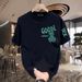 Men's Clothing Heavyweight Trendy Brand Pure Cotton Printed Men's Short Sleeved T Shirt 2025 New Summer Hot Selling Trend Casual Round Neck T Shirt_viptrois.com