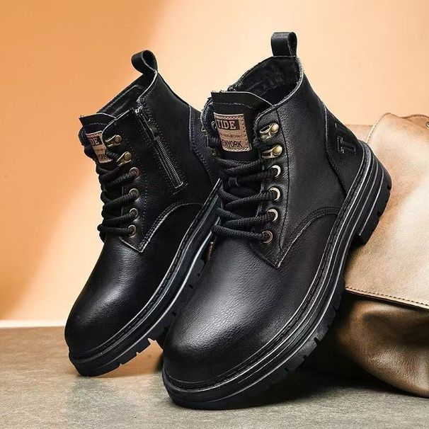 2025 New Autumn British Style Martin Boots Versatile Sports Casual Workwear Trendy Comfortable Men's Shoes_viptrois.com