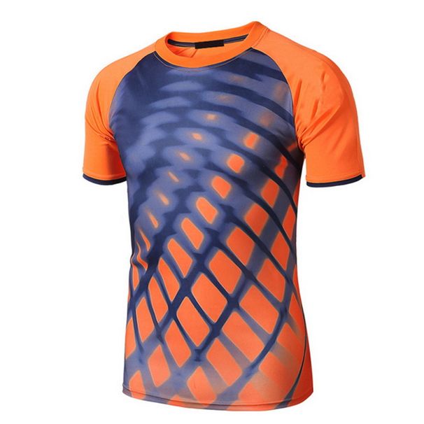 Men's Clothing Digital Printed Football Uniform Quick Drying Sports Short Sleeved Shirt Personalized Graphic_viptrois.com