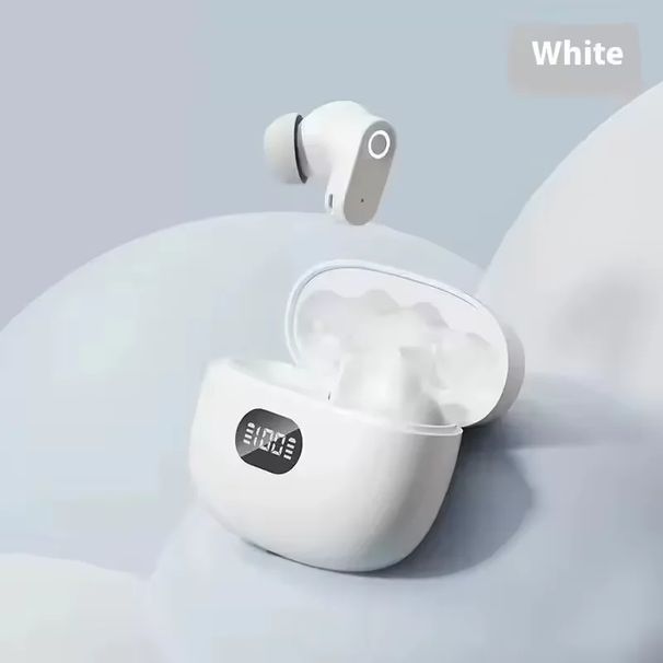 Wireless Bluetooth 5.3 Earbuds HiFi Sound Low Latency Noise Reduction Ergonomic In-Ear With Mic For IPhone Android Long Playtime_viptrois.com