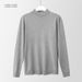 Men's Clothing Half Turtleneck Sweater Men's Autumn Winter Semi-Turtleneck Sweater Slim Fit Knitted Pullover Casual Warm Long Sleeve Top_viptrois.com