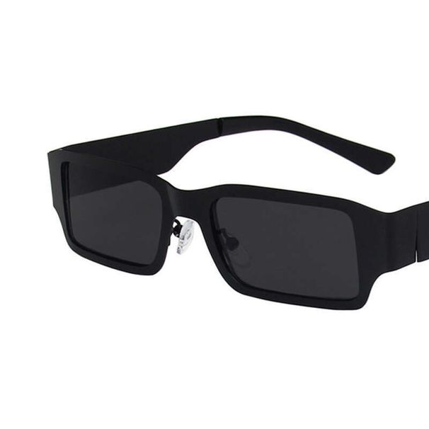 Steel Leather Metal Square Ins Same 2021 New Sunglasses Women Hip-hop Personality Trend Sunglasses_viptrois.com