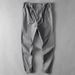 Men's Clothing Tapered Pants Elastic Waist Casual Pants Men's Elastic Slim Fit Skinny Pants Pure Cotton Youth Pants Trendy Simple Long_viptrois.com