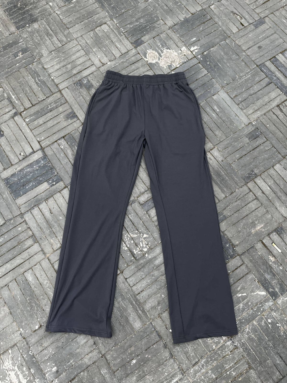 Men's Clothing Summer Cool Ice Skin Machete Loose Slightly Flared Straight Slim Quick Drying Casual Pants Trend_viptrois.com