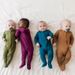 Modal Newborn Baby Jumpsuit With Feet And Hands For Boys And Girls With Double Zipper Long Sleeves Crawling Clothes Thin And Cute_viptrois.com