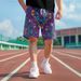 Premium Products CP11621A11 American Casual Camouflage Printed Trendy Brand Fitness Running Sports Basketball Shorts_viptrois.com