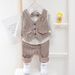 Children's Clothing Boys Spring And Autumn Suits 2020 New Children's Baby Houndstooth Vest Three Piece Suit Spring Style_viptrois.com