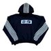 Striped Print Loose Sweatshirt Unisex Street Hip Hop Personality Patch Embroidered Sweatshirt Sweatpants_viptrois.com