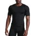 Men's Clothing Summer Breathable Quick Drying Sports Tights Basketball Training Running Fitness Clothes Men's Sports Tops Short Sleeved T Shirt_viptrois.com
