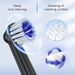 Mornwell T37 Toothbrush Rotation Clean Adult Teeth Electric Tooth Brush With 4 Extra Replacement Heads_viptrois.com