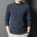 Men's Clothing Wool Sweater Premium 100% Wool Men's High Neck Sweater - Warm & Comfortable Winter Pullover For Business & Casual Wear_viptrois.com