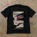 Summer Trendy High Street Short T-shirt For Men 2025 New American Newspaper Printed Casual Cotton Half Sleeve Shirt 1_viptrois.com