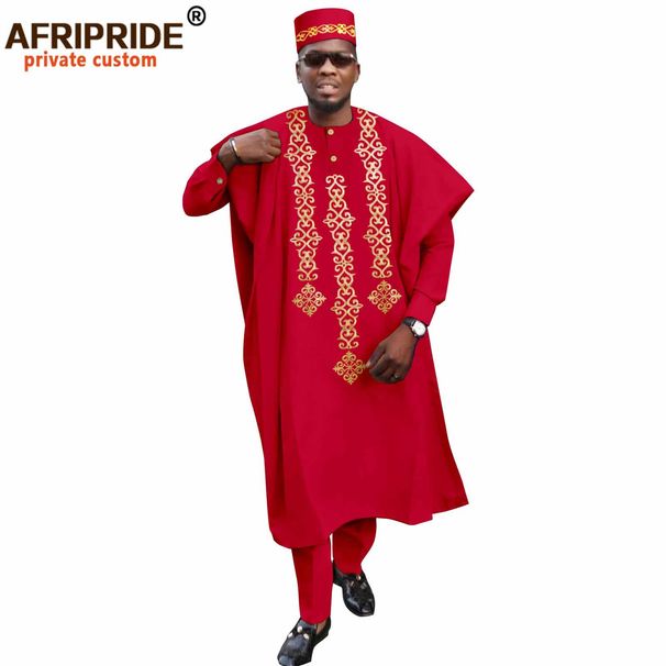 Men's Clothing Africa Men's l Dress three piece set coat + top + pants_viptrois.com