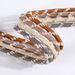 New Hiking LACES Round Thick Outdoor Shoes Boots Black And White Color Hiking Shoes Raised Lace Rope_viptrois.com