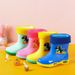 Mother&Kids Water shoes Boys Summer rain shoes Girls cartoon light waders Children warm rain boots Children rubber shoes_viptrois.com