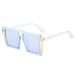 Pink Square Sunglasses For Women & Teens - Large Frame UV Protection (Parent-Child Matching Set)_viptrois.com
