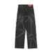 High Street Hip-Hop Design Spider Web Jeans Unisex Ins Trendy Punk Straight Wide-Leg Pants_viptrois.com