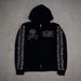 Ins European American Wholesale Personalized Printed Zipper Sweatshirt And Sweatpants Set Hoodie Retro Jacket Street_viptrois.com