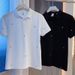 Men's Clothing Summer New Men's Slim Short Sleeved Trendy Brand Two Color Small Heart Print Temperament Versatile Short Sleeved Polo Shirt_viptrois.com
