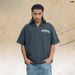 Washed Vintage-style Large Print Short-sleeve Polo T-shirt High Street Pure Cotton_viptrois.com