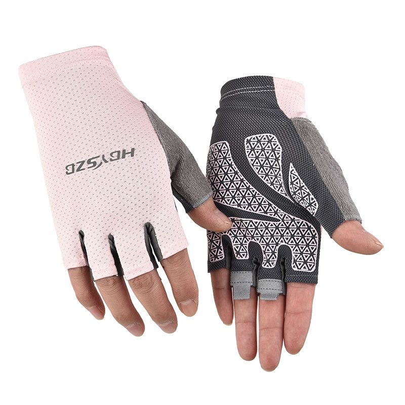 Thin fitness gloves for men and women couples spring and summer outdoor mountaineering running cycling sunscreen full finger butterfly net breathable_viptrois.com