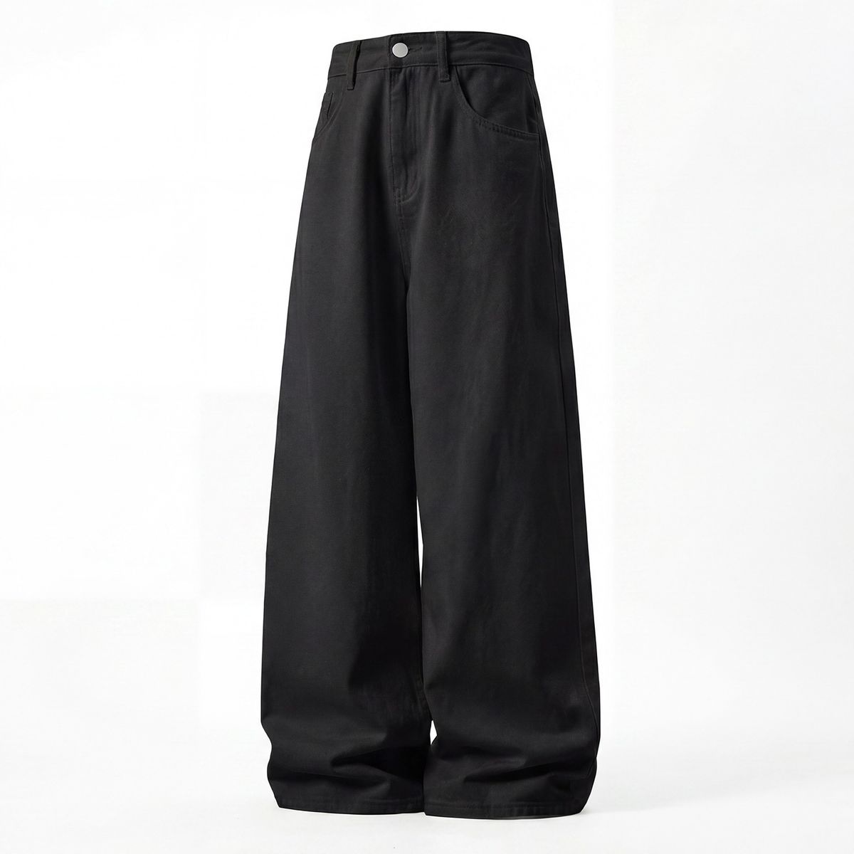 Men's Clothing Cleanfit Men's Straight Leg Jeans Color Block Embroidered Back Pockets Retro Loose Fit Casual Long Pants Spring Style_viptrois.com