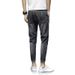 Men's Cropped Jeans Spring Summer Thin Slim Fit Stretch Skinny Korean Style Versatile Trendy Long Pants_viptrois.com