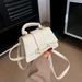 Mini Bag Fashionable And Versatile Belt Decorated Mini Bag Niche Handbag New High Value Shoulder Crossbody Small Square Bag_viptrois.com