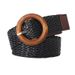 New women's ethnic style woven belt women's versatile fashionable woven belt with dress decorative belt_viptrois.com