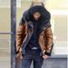 European And American Men's Faux Leather And Plush Thickened Fur One-piece Short Zipper Coat Hooded Men's Coat_viptrois.com