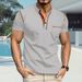Men's Clothing Men's Short Sleeved T Shirt Foreign Trade Independent Station Quick Drying Casual American Henry Polo_viptrois.com