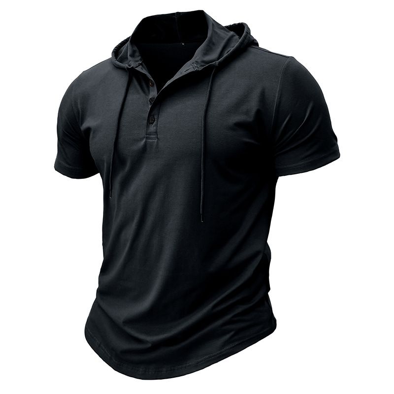 Men's Clothing Men's Short Sleeved T Shirt Hoodie Top_viptrois.com