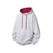 Unisex Oversized Hoodie | Streetwear Pullover With Kangaroo Pocket, Ribbed Hem, Lightweight Polyester, Minimalist Design For Men & Women_viptrois.com