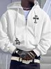 European And American Autumn Winter Hip Hop Street Trend Printed Streetwear Unisex Zipper Hoodie Wholesale_viptrois.com