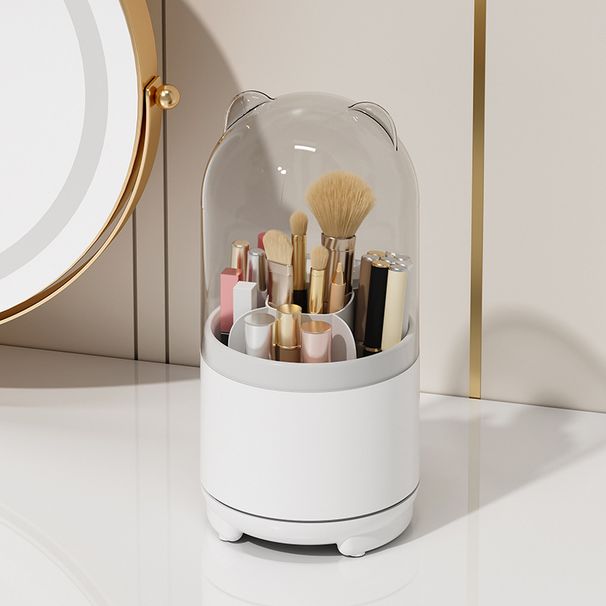 Makeup Tools & Accessories Rotating Dust Proof Beauty Brush Eyeshadow Brush Powder Brush Desktop Eyebrow Pencil Eyeliner Storage Bucket Pen Holder_viptrois.com