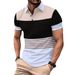 Summer Men's Casual Short-sleeved Polo Shirt Solid Color Lapel Fashion Business Breathable Comfortable Short-sleeved T-shirt Trendy_viptrois.com