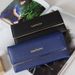 Women's Wallet Card Cases Multi Card Slot Letter Buckle Clutch Bag Simple Simple Daily Life Three Fold Wallet_viptrois.com
