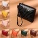 Women's Solid Color Pu Leather Zipper Coin Purses_viptrois.com