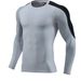 Men's Clothing Tights Long-Sleeved T-Shirt High Elastic Quick-Drying Breathable Sports Running Training Fitness Clothes Round Neck_viptrois.com