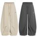 2026 Scimitar Pants Men's Versatile Trousers Vibe Trendy Brand American Pleated Design Drape Loose Wide-leg Pants_viptrois.com