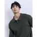 Men's Breathable Polo Collar Knit Sweater - Lightweight V-Neck Pullover With Textured Design All-Season Comfort For Business Casual (M-XXXL, 5 Colors)_viptrois.com