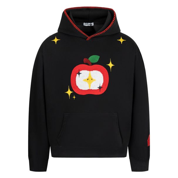 Personalized Creative Embroidery Hooded Loose Pullover Spring Autumn Men's Vibe Trendy American Style Sweatshirt_viptrois.com