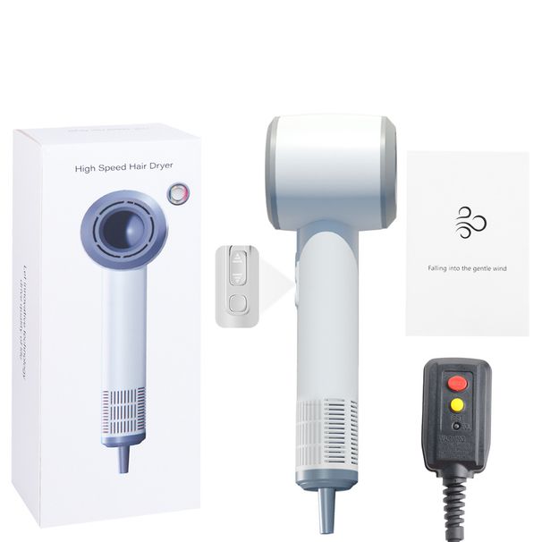 negative Household Ion High-speed Straight Bladeless Dryer, Intelligent Temperature Control Hair Dryer Cylinder ,_viptrois.com